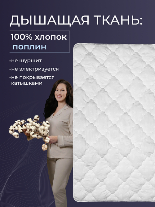 Одеяло бамбук тк поплин Реноме.