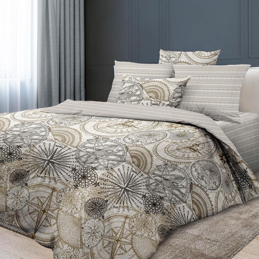 Простыня евро (220*240) бязь Премиум Реноме <6741-1 Гилберт> (арт.38/005)