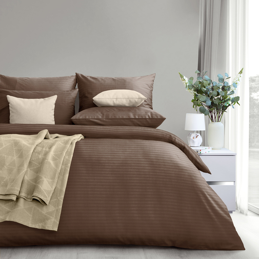 КПБ  страйп-сатин Verossa Stripe <70258 Taupe>
