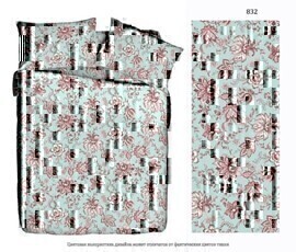 КПБ 1,5сп бязь Бояртекс (Акварель) <832-2>