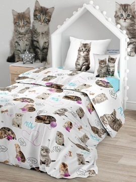 КПБ детский 1,5сп поплин Juno <704646 Grey kittens>