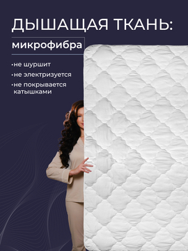 Одеяло овечья шерсть микрофибра Реноме
