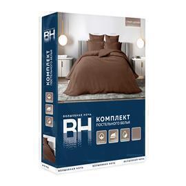 КПБ  поплин страйп-дизайн (нав 50*70) Волшебная ночь <8709/19 New beige>