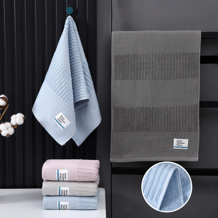 Полотенце хлопок/махра 51..255 7Я<5104255,  34*75, маленькое>